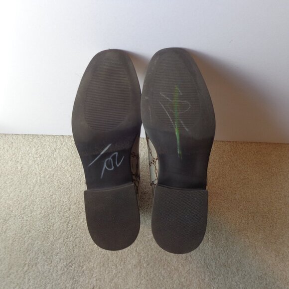 Just Fab Women's Vernetta Chelsea Boot Taupe Mid‎ Heels Calf Size 7 Excellent! - Picture 8 of 8